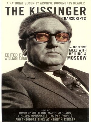 cover image of The Kissinger Transcripts